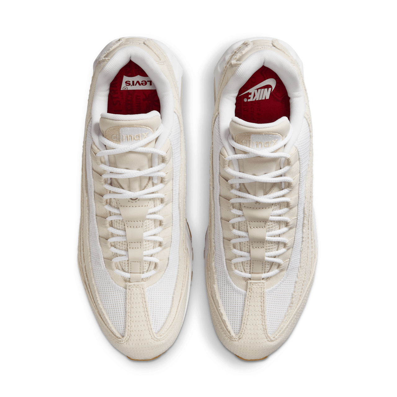 NIKE公式】エア マックス 95 x Levi's® 'White and Ecru NIKE公式】エア マックス 95 x Levi's® 'White and Ecru